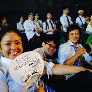 津山の仲間たちと踊りに参加